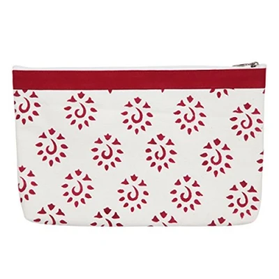 Immagine di KNITPRO Tessuto ambrato e Sacchetto con Cerniera in Vinile, Multicolore, Large (28 x 18cm)