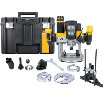 Immagine di DeWalt DCW620NT 18V XR Cordless Brushless 1/2 &quot;Plunge Router in Tstak VI Deep Carry Case