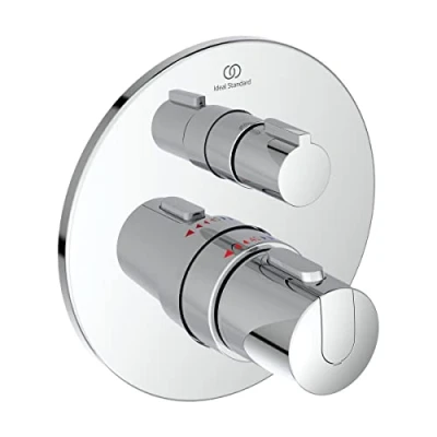 Immagine di Ideal Standard Ceratherm T100 Miscelatore termostatico ad incasso individuale per doccia, Cromato