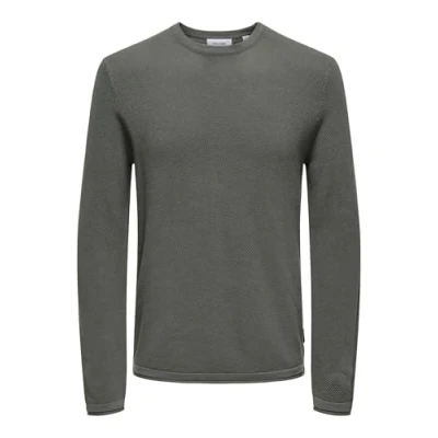 Immagine di Only &amp; Sons Felix REG CREW NOOS Maglione, Uomo, Taglia: XL, Castor gray