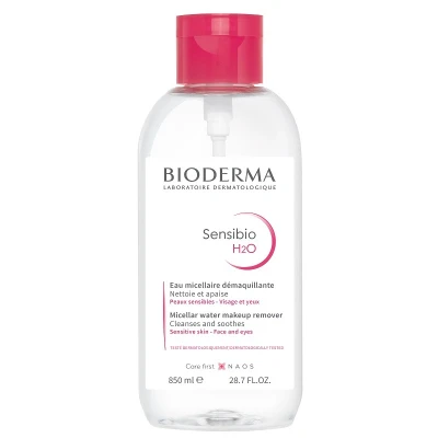 Immagine di Sensibio H2O Acqua Micellare Detergente e Struccante Adatta per pelli sensibili 850 ml Flacone con dispenser