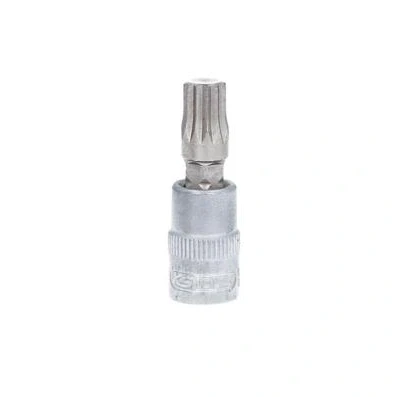Immagine di KS TOOLS 917.1545 Serie di bussole DIN 3120, ISO 1174, ISO1174 M8 Acciaio al cromo vanadio Poligonale incassata, Multidentata esterna zigrinato