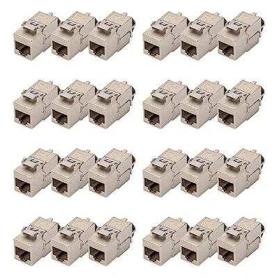 Immagine di Digitus DN 93619 24 Modulo RJ45 da incasso Keystone CAT 5e, 6, 6A, 6A/7