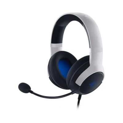 Immagine di RAZER Kaira X PlayStation Gaming Cuffie Over Ear via cavo Stereo Bianco headset con microfono, regolazione del volume