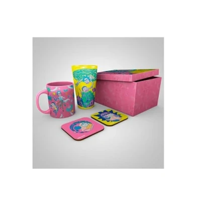 Immagine di ABYSTYLE RICK AND MORTY Set regalo in vetro XXL+tazza+2 sottobicchieri, motivo: