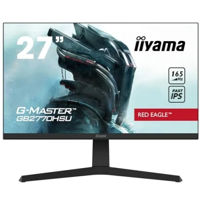 Immagine di iiyama G Master GB2770HSU B1 27 Inch Fast (FLC) IPS LCD,165Hz, 0.8ms, FreeSync Premium, Full HD 1920x1080, 250 cd/m² Brightness, 1 x HDMI, DisplayPort, 2 USB, 2W Speakers