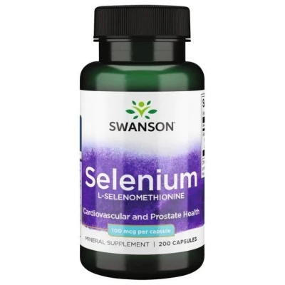 Immagine di Swanson Selenium, selenio 100 µg, 200 capsule