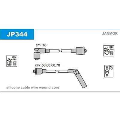Immagine di JANMOR JP344 Kit Cavi Accensione