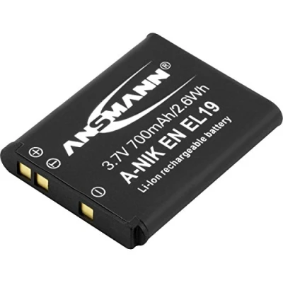 Immagine di Ansmann A Nik ENEL 19 batteria ricaricabile fotocamera sostituisce la originale (camera) EN EL19 3.7 V 700 mAh