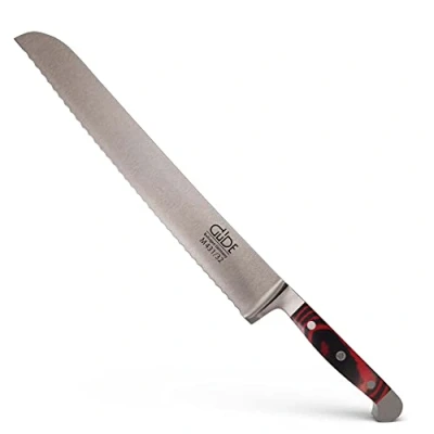 Immagine di Güde M431/32 Solingen Coltello da Pane forgiato, 32 cm, micarta, Alpha MIKARTA Doppio Collarino, Fatto a Mano in Germania, Chrome Steel