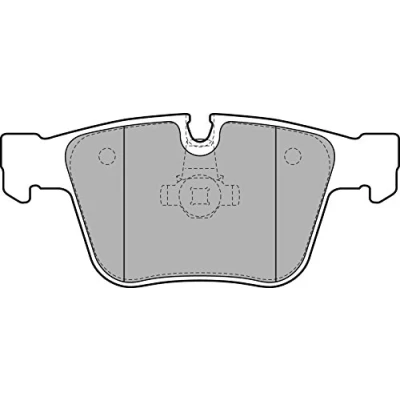 Immagine di DELPHI LP2115 Kit pastiglie freno Predisposto per contatto segnalazione usura con lamierino anticigolío senza accessori MERCEDES BENZ: Classe ML