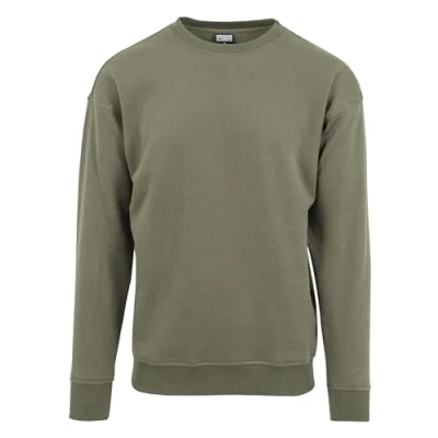 Immagine di Urban Classics Crewneck Felpa, Uomo, Taglia: XS, Olive