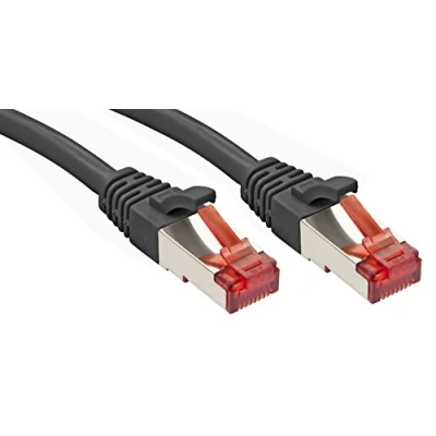 Immagine di LINDY 47785 RJ45 cavo di rete, patch CAT 6 S/FTP 20.00 m Nero 1 pz.