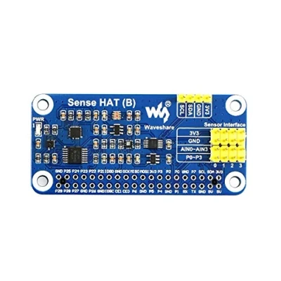 Immagine di Coolwell Waveshare Sense Hat (B) for Raspberry Pi Onboard Multi Powerful Sensors Supports External I2C Interface Collect Temperature, Humidity, Barometric Pressure Data