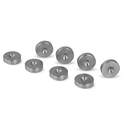 Immagine di PrecisionGeek Base per altoparlante, ammortizzatore di vibrazioni, acciaio inox, diametro 16 mm 8 pezzi