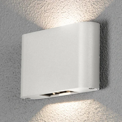 Immagine di Konstsmide Chieri 7854 250 Lampada da parete per esterni a LED ERP: G (A G) (monocolore) 12 W Bianco