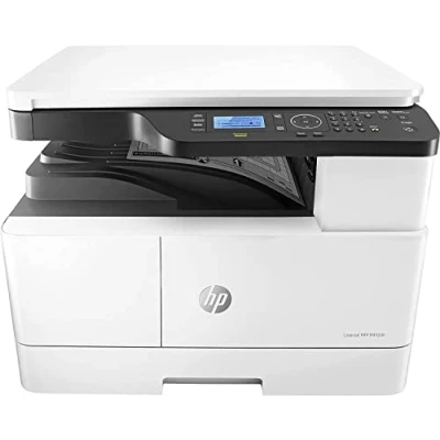 Immagine di HP LaserJet M442dn 8AF71A, Stampante Multifunzione A4 &amp; A3, Stampa Fronte e Retro Automatico in b/n, 24 ppm, Copia, Scansiona, Ethernet, USB, Smart, Schermo LCD a 4 righe, Bianca
