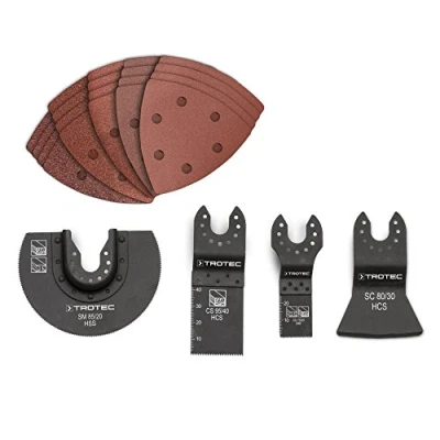 Immagine di Trotec Set Universale Di Accessori Per Attrezzo Multifunzione, Rosso