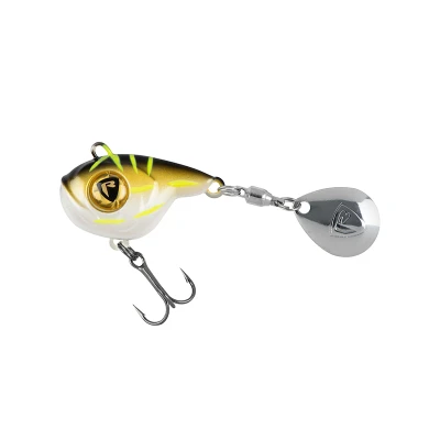 Immagine di Fox Rage Big Eye Spin Tail 14g Ultra UV Black &amp; Gold Spinner