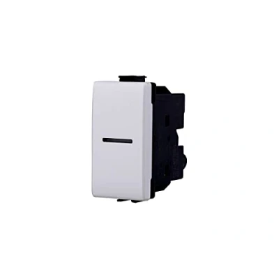Immagine di Deviatore Assiale 1P 16A, Compatibile Con Bticino Matix, Da 1 Posto Modulo