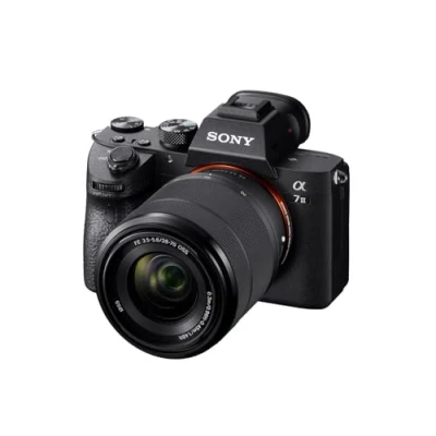 Immagine di Sony Alpha A7 III Fotocamera digitale mirrorless con obiettivo 28 70 mm, versione internazionale, colore: Nero