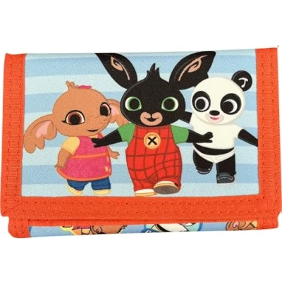 Immagine di Bing Bunny &amp; Friends Portafoglio per bambini con scomparto portamonete cerniera, scomparti carte e banconote, Multi, 13 X 9 .7cm, Moderno