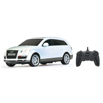 Immagine di Jamara Audi Q7 Giocattolo Telecomandato, Scala 1:24, Colore Bianco, 400089