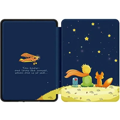 Immagine di EKH Kindle Paperwhite 4 [10Th Generation 2018] Custodia in Pelle Resistente e Intelligente per Amazon Lultimo