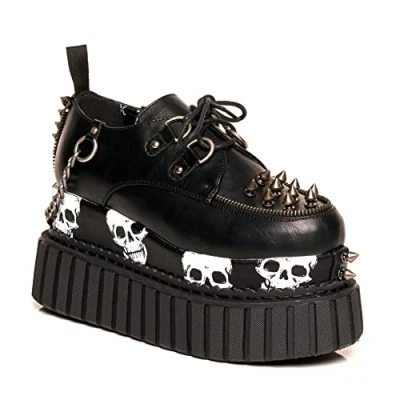 Immagine di LAMODA Nervous, Platform Donna, Teschio Nero, 37 EU