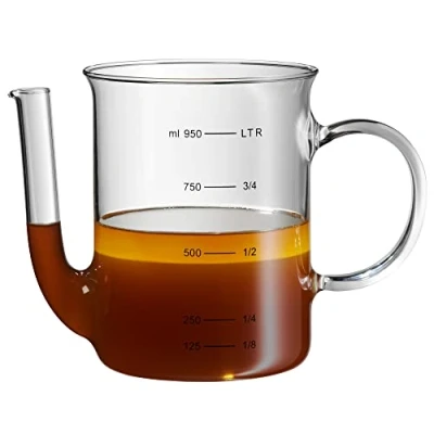 Immagine di WMF Caraffa separa Grassi in Vetro Resistente al Calore, Vetro, Trasparente, 0,5 l