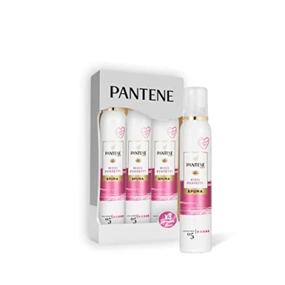 Immagine di Pantene Pro V Spuma Ricci Perfetti, Nutriente E Termoprotettiva, Con Olio Di Cocco, Definiti Lucenti Per Tutto Il Giorno, Maxi Formato Da 3 x 200ml