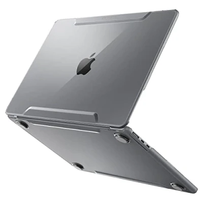 Immagine di Spigen Cover Thin Fit Compatibile con MacBook Air 13 polici 2024 M3, 2022 M2 A2681 Trasparente