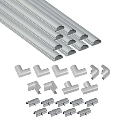 Immagine di D Line 3015A 400 Canalina, Grigio (Effetto Alluminio), 30 x 15 mm