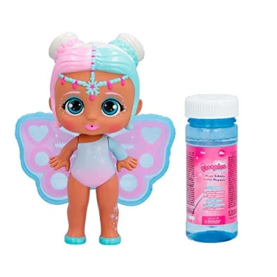Immagine di BLOOPIES Magic Bubbles Clodett, Bambola Fatina da Collezione che Spruzza Acqua e Fa Bolle con le sue Ali, Gioco per Bambini