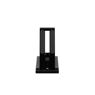 Immagine di Celly, Desk Holder, Supporto Cellulare Fino a 7&quot;, Struttura Richiudibile, Porta con Regolazione Inclinazione, Compatibilità Universale, Colore Nero