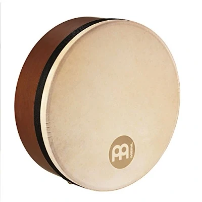 Immagine di Meinl Percussion FD12BE Bendir, Tamburo a cornice con Membrana in Pelle di Capra, Diametro 30,48 cm (12&quot;), Colore: Marrone (African Brown)