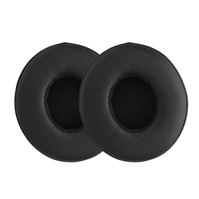 Immagine di kwmobile 2x Cuscinetto Cuffie Compatibile con Beats Solo 2 Wireless/Solo 3 Wireless Pad Cuscinetti Ricambio Over Ear Simil Pelle nero