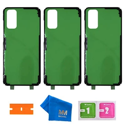 Immagine di MMOBIEL 3x adesivo impermeabile per il coperchio della batteria Compatibile con Samsung Galaxy S20 G980F / 5G G981F 2020 6.2 inch Incl. kit di strumenti