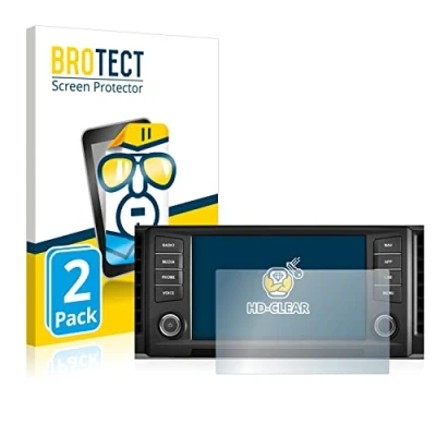 Immagine di brotect Pellicola Protettiva per Seat Ateca 2016 Media System Plus 8&quot; Protezione Schermo (2 Pezzi) [Trasparente, Anti Impronte]