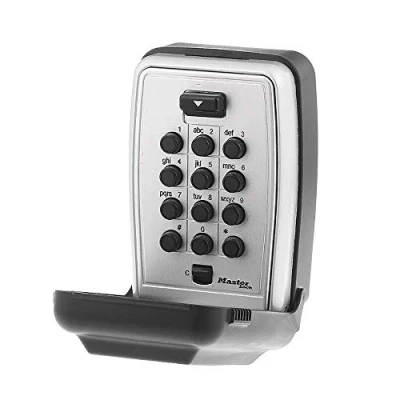 Immagine di Master Lock 5423D Cassetta di sicurezza per montaggio a muro, con combinazione pulsantiera