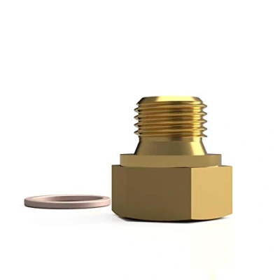 Immagine di Adattatore M10 x 1 filettatura interna su esterna da 1/4&quot;