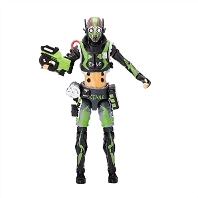 Immagine di Electronic Arts APEX Legends Octane Hit and Run Action Figure, 15 cm di altezza, figura da collezione ha 25+ punti articolazione e include accessorio Prowler Burst PDW