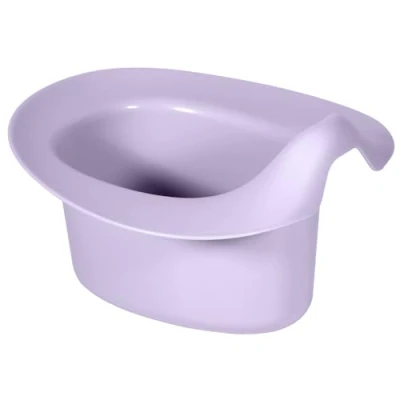 Immagine di Kindsgut Vasino anatomico per bambini piccoli, vasino/WC, in colori tenui e di alta qualità, contenzione spannolinamento, adatto ai bambini, lilla
