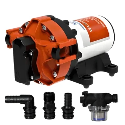 Immagine di SEAFLO 12V 56A Serie 5.0 GPM Velocità variabile Smart On Demand Marine/RV Pompa a membrana 5 camere