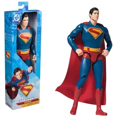 Immagine di dc comics, Action Figure dei Supereroi Superman da 30 cm, Giocattoli per Gioco di finzione Bambini e Bambine dai 4 Anni in su