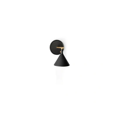 Immagine di Audo Copenhagen Applique a LED Cast, nero, IP44, dimmer, spina