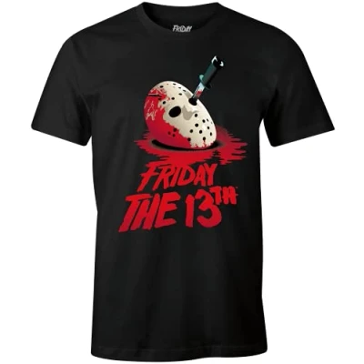 Immagine di Friday the 13th MEFRIDMTS036 Magliette Donna, Noir, M Uomo