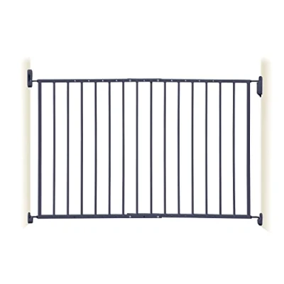 Immagine di Dreambaby Arizona Extenda Cancello di sicurezza per bambini, colore carbone, applicazione a vite, apertura bidirezionale, larghezza regolabile (68 112 cm) G9206BB