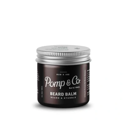 Immagine di Pomp &amp; Co Balsamo Barba, Barba Non Grasso per Uomo Ammorbidisce e Idrata la Finitura Opaca Senza Lucentezza 60ml