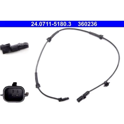 Immagine di ATE 24.0711 5180.3 Sensore ABS 720 RENAULT: SCENIC 2, Megane II Van / Hatchback